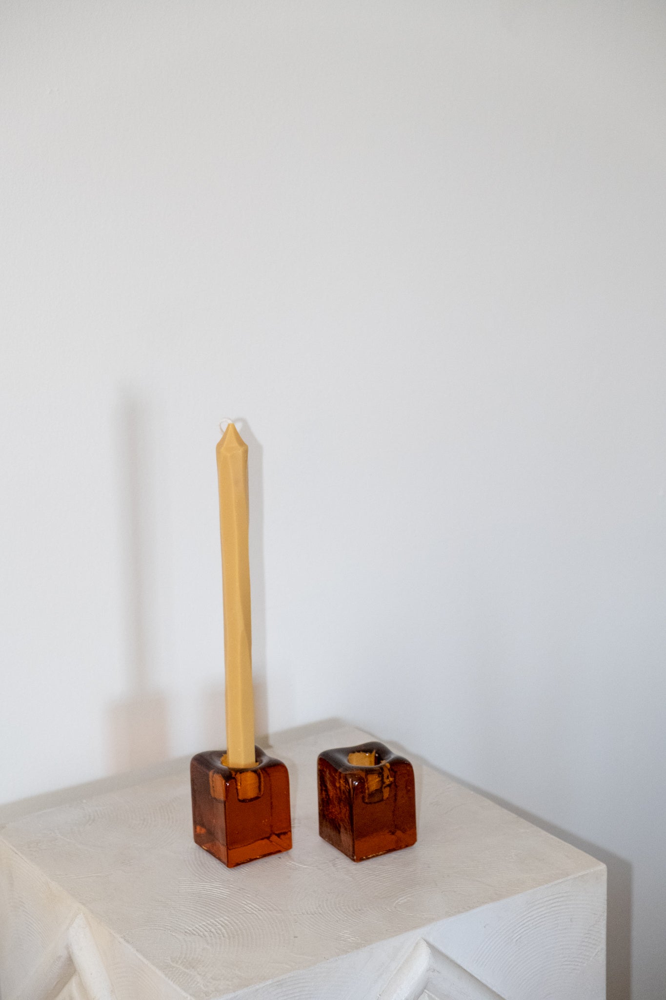 Hand-Carved Textured Candle Tapers