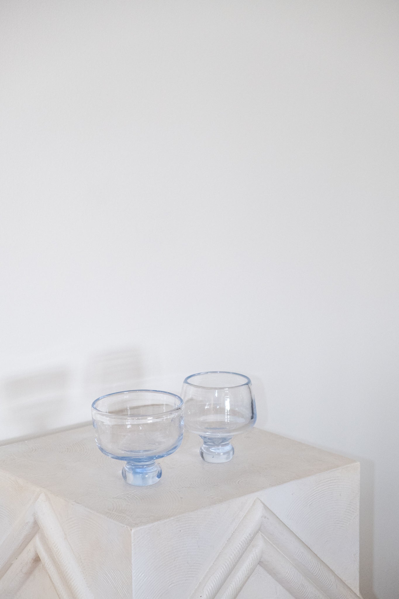 Organic Shaped Hand Blown Glassware