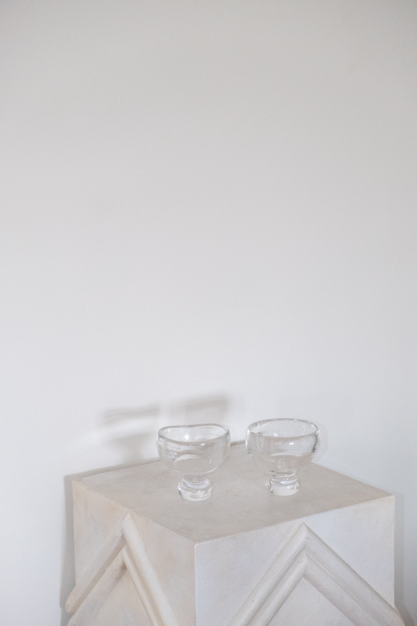 Organic Shaped Hand Blown Glassware