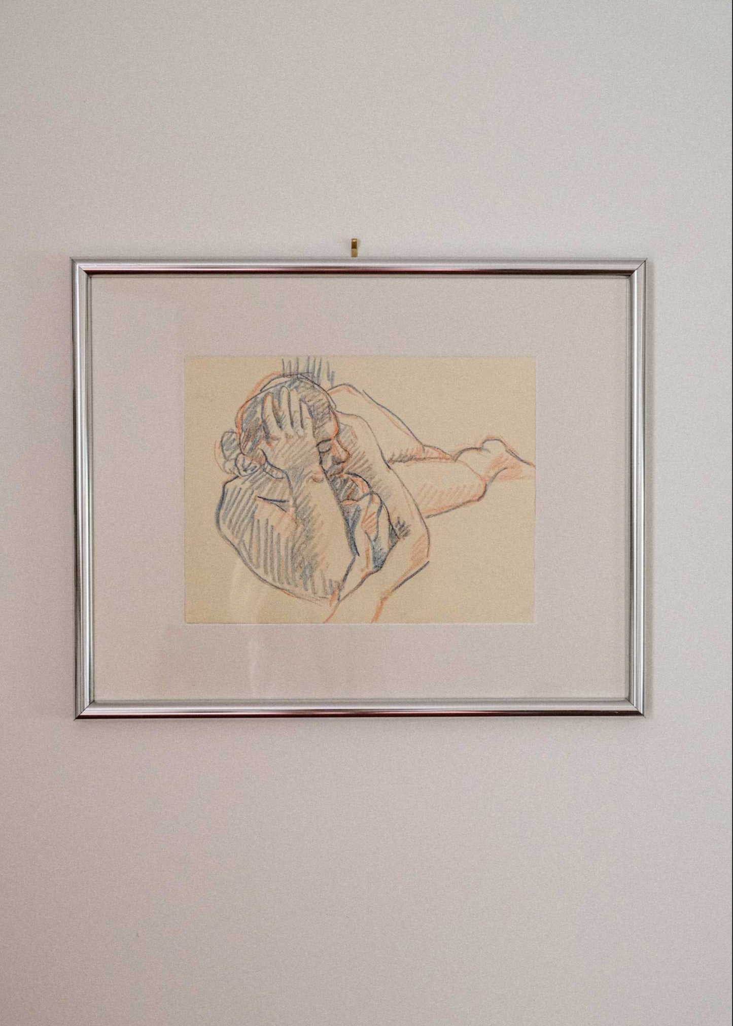 Vintage-Framed-Artist-Sketch-Rendering
