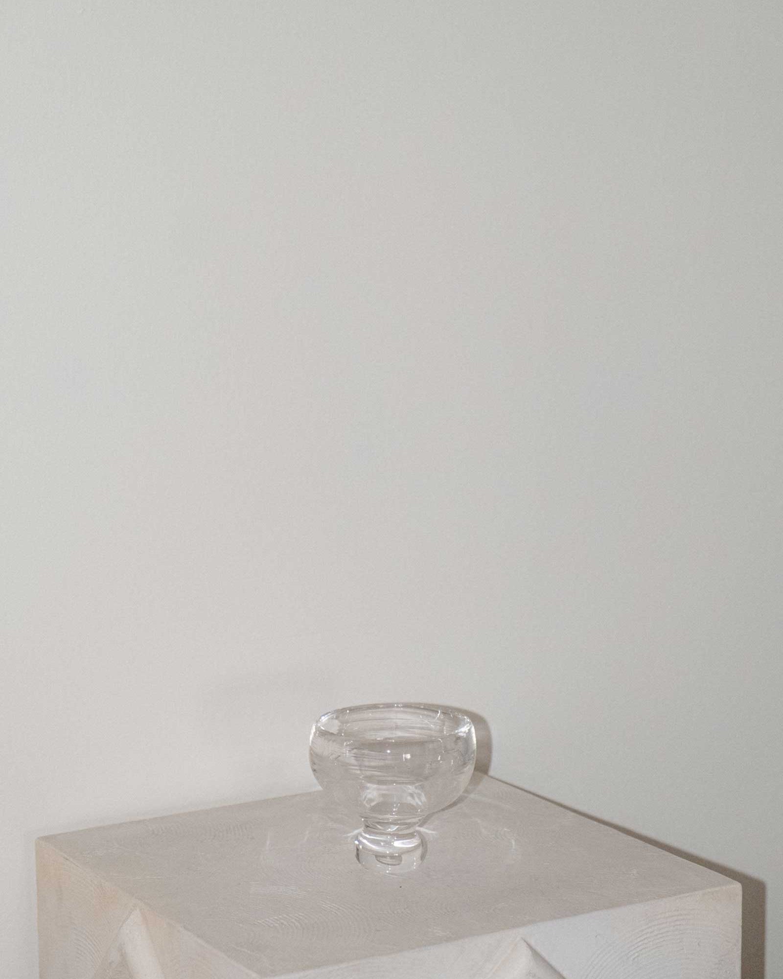 handblown organic form glassware