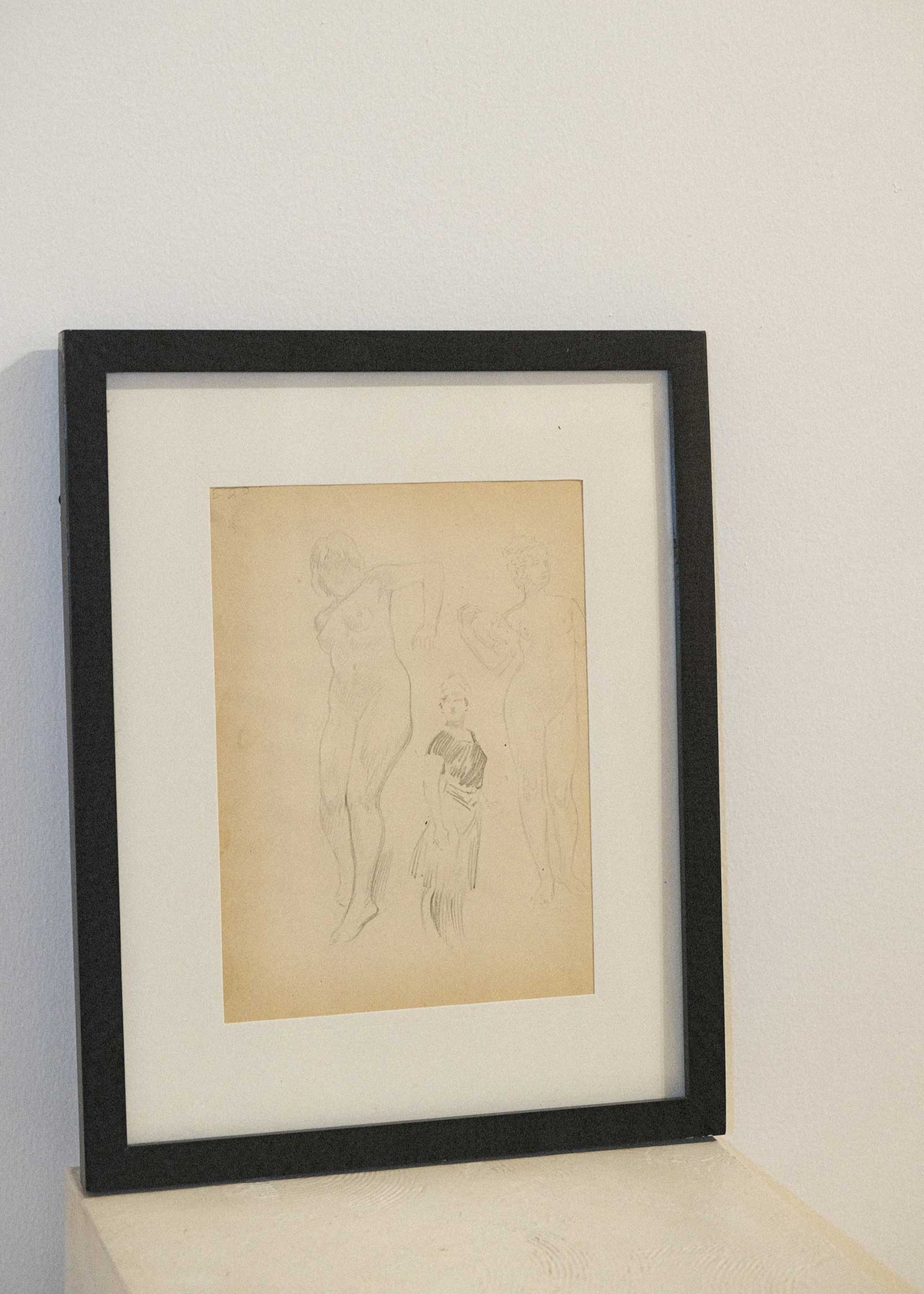 vintage_abstract_artist_sketch_framed_art