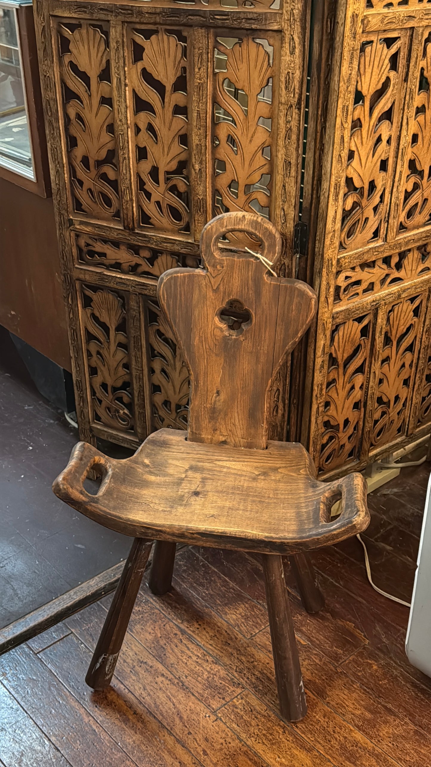 Antique Primitive Wooden Chair
