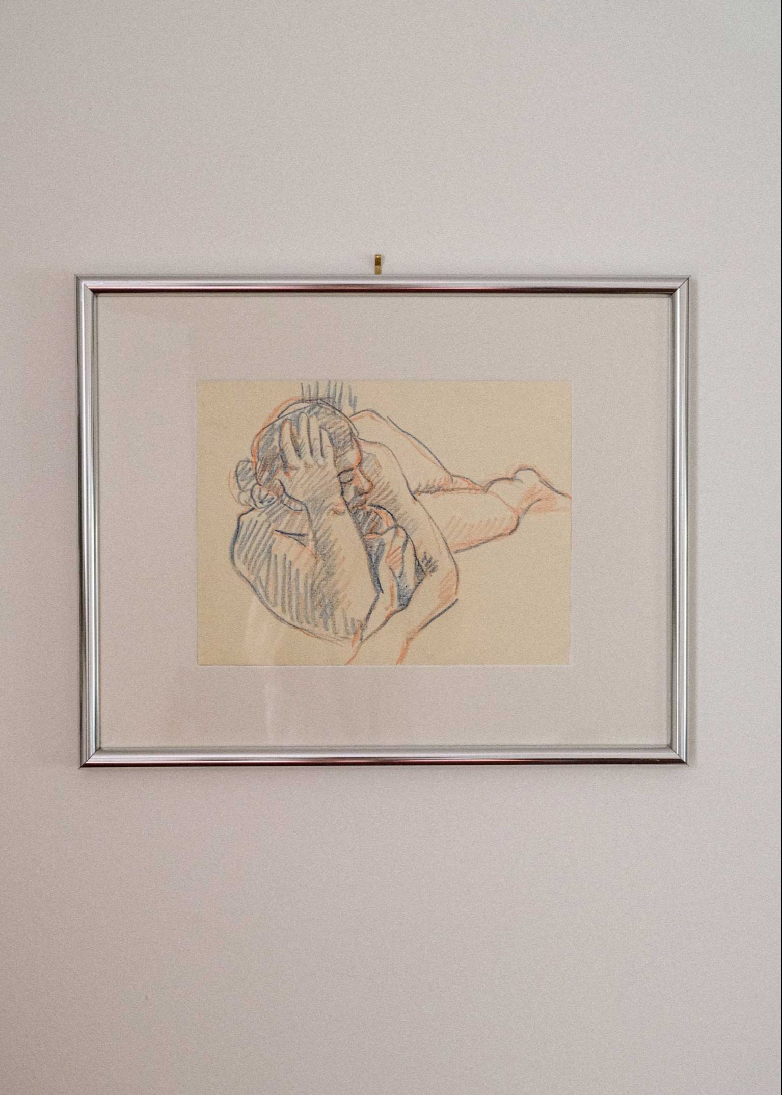 Vintage-Framed-Artist-Sketch-Rendering