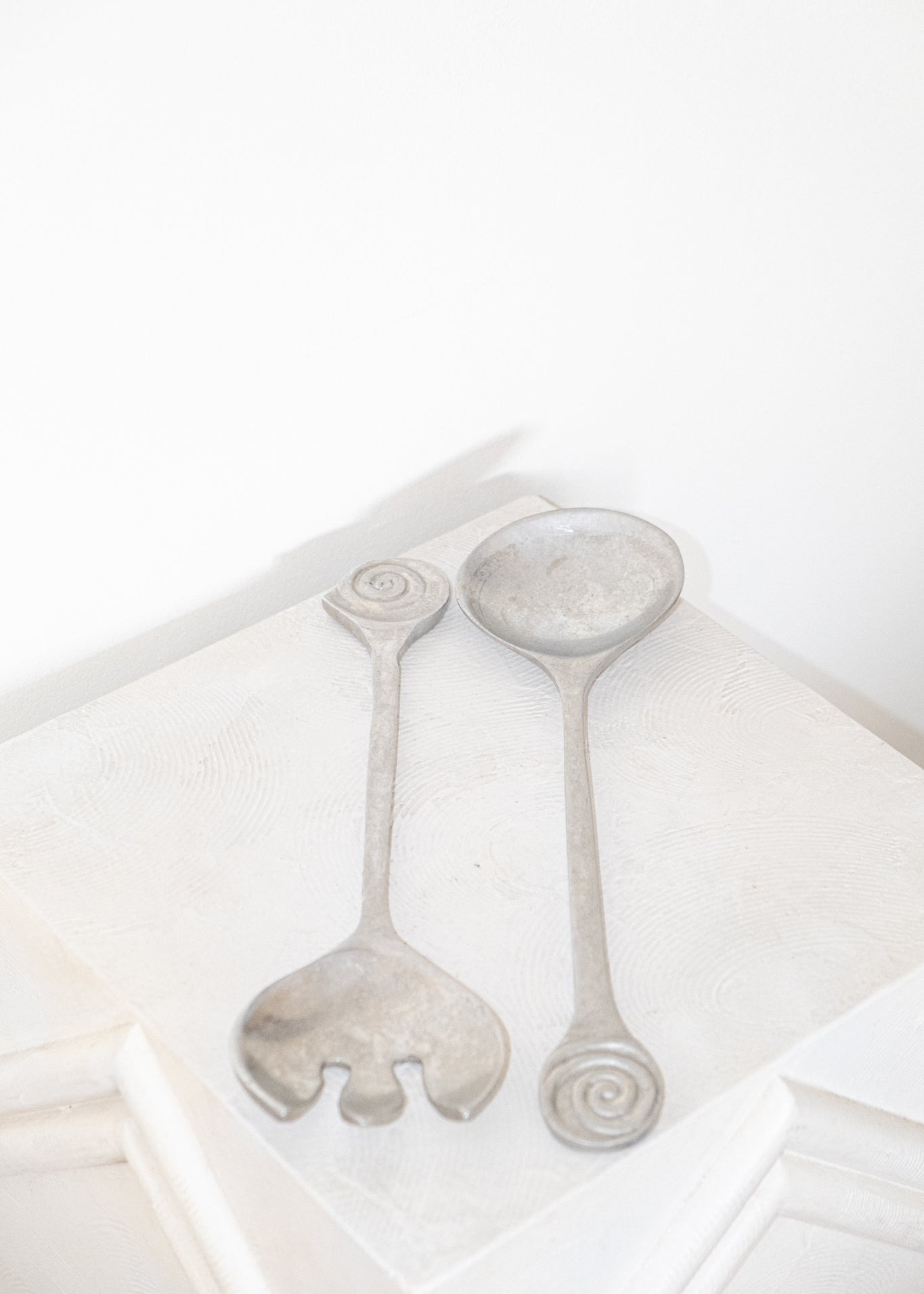 Vintage_Pewter_Swirl_Serving_Utensils