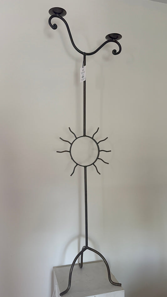 Vintage_Wrought_Iron_Floor_Candelabra3